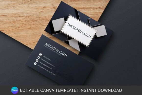 Architect Business Card Canva Template