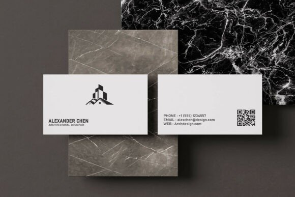 Architect Modern Business Card EPS for Professional Identity Design