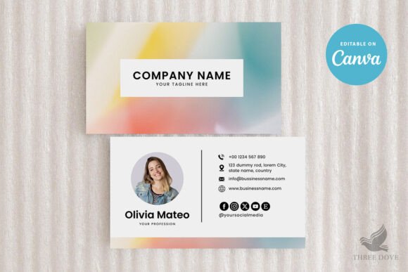 Colorful Business Card Template