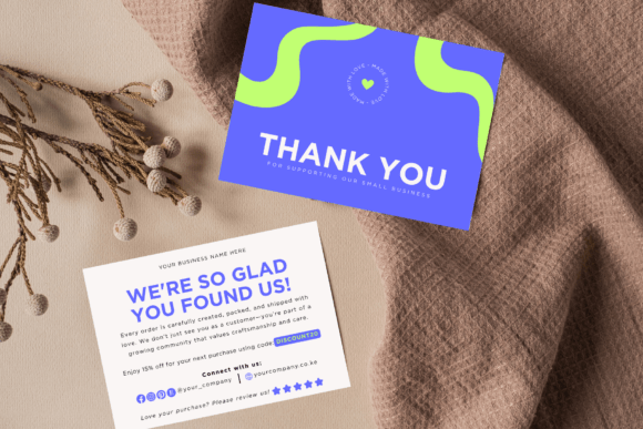 Cute Thank You Card for Small Business