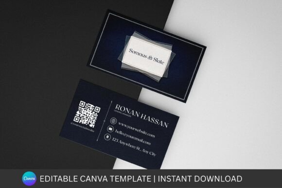 Elegant Business Card Canva Template