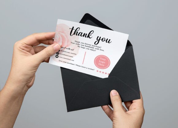 Floral Business Thank You Card