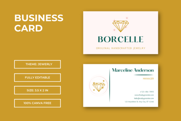 Jewelry Business Card Template