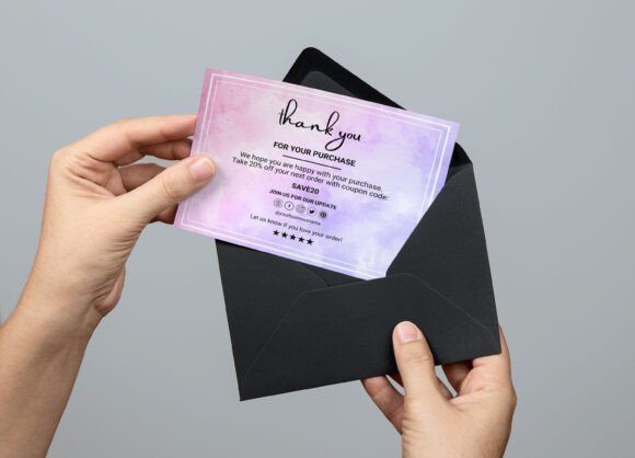 Minimalist Business Thank You Card