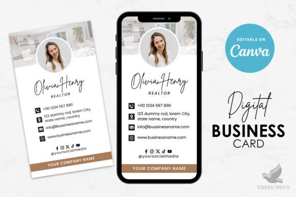 Stylish Realtor Digital Business Card