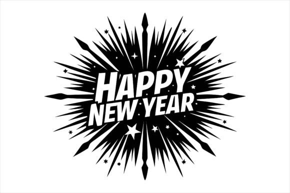 Vibrant Fireworks New Year Icon: A Symbol of Celebration and Creativity